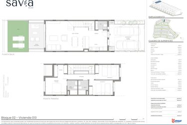 Rzut - Mieszkanie na sprzedaż 3 pokoje o powierzchni 100,16 m² - numer V13 w Savia