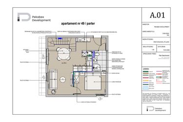 Rzut - Mieszkanie na sprzedaż 1 pokój o powierzchni 83,81 m² - numer 49 w Apartamenty Casa Baia