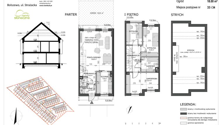 Rzut - Mieszkanie na sprzedaż 4 pokoje o powierzchni 84,78 m² - numer B16/L1 w Słoneczne Ogrody