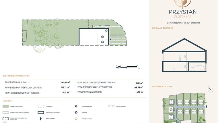 Rzut - Dom na sprzedaż 5 pokoi o powierzchni 190,06 m² - numer M2 w Przystań Złotokłos