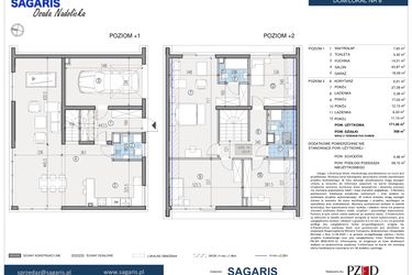 Rzut - Dom na sprzedaż 5 pokoi o powierzchni 171,26 m² - numer 8 w Osada Nadolicka