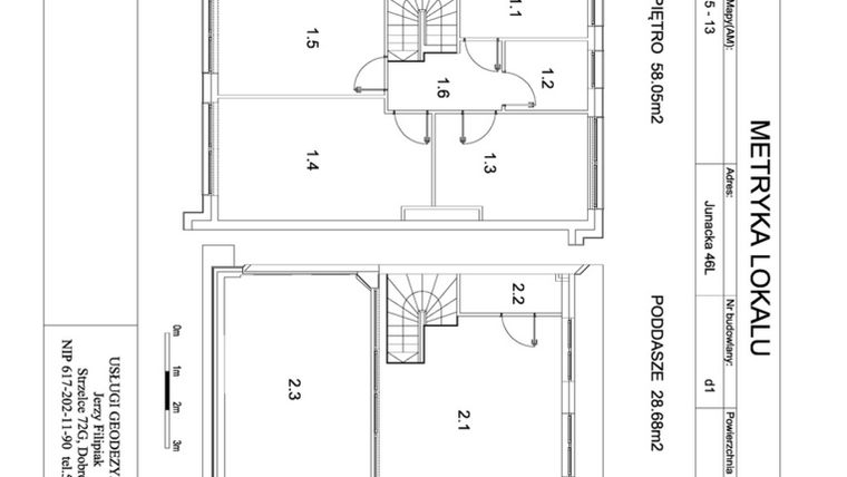 Rzut - Dom na sprzedaż 5 pokoi o powierzchni 128,64 m² - numer D1 w Viva Junacka