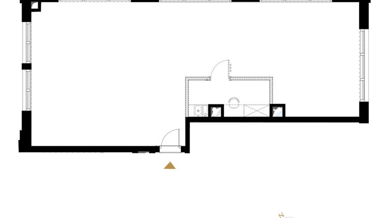 Rzut - Lokal użytkowy na sprzedaż 1 pokój o powierzchni 104,58 m² - numer 18 w BIZPARK D