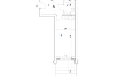 Rzut - Mieszkanie na sprzedaż 1 pokój o powierzchni 31,19 m² - numer 6.85 w Mierzeja Wiślana etap IV