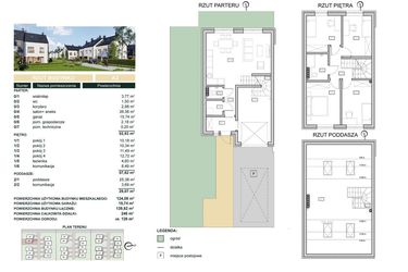 Rzut - Dom na sprzedaż 5 pokoi o powierzchni 139,82 m² - numer A2 w Cisova Park