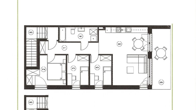 Rzut - Mieszkanie na sprzedaż 4 pokoje o powierzchni 79,23 m² - numer 29_2 w Apartamenty Sielanka