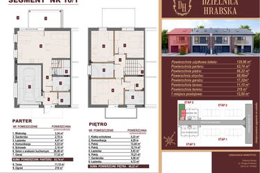 Rzut - Dom na sprzedaż 4 pokoje o powierzchni 129,96 m² - numer 10/1 w Dzielnica Hrabska