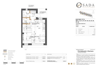 Rzut - Dom na sprzedaż 3 pokoje o powierzchni 84 m² - numer I/32 w Osada Magdalenka