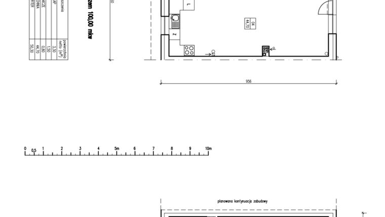 Rzut - Dom na sprzedaż 4 pokoje o powierzchni 100 m² - numer C10 w Iwiny Park etap III
