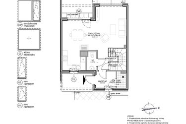 Rzut - Dom na sprzedaż 4 pokoje o powierzchni 109,21 m² - numer A.3.1.11 w Optima VI