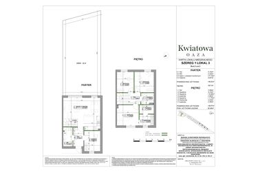 Rzut - Dom na sprzedaż 5 pokoi o powierzchni 92,09 m² - numer 3 w Kwiatowa Oaza