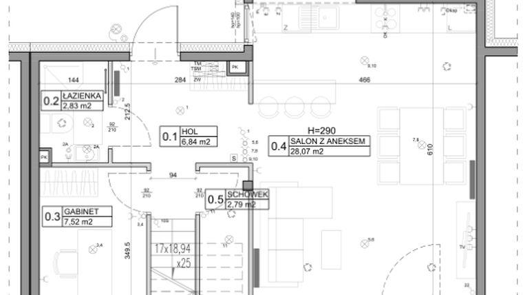 Rzut - Dom na sprzedaż 5 pokoi o powierzchni 111,66 m² - numer 7 w Miasto Ogród 4