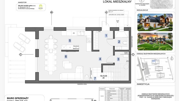 Rzut - Dom na sprzedaż 4 pokoje o powierzchni 140,18 m² - numer 1 w Zielony Olesin