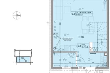 Rzut - Dom na sprzedaż 4 pokoje o powierzchni 74,16 m² - numer 53 w Boska Ksawerowska 2 etap 4