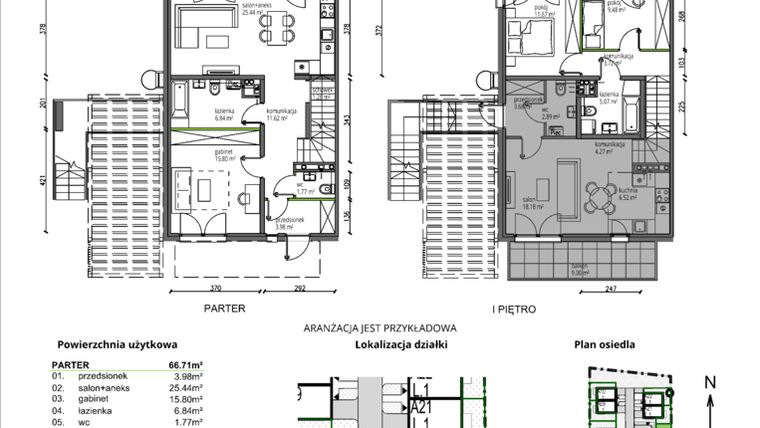 Rzut - Mieszkanie na sprzedaż 4 pokoje o powierzchni 92,46 m² - numer B20.L1 w Rokokowa Vita