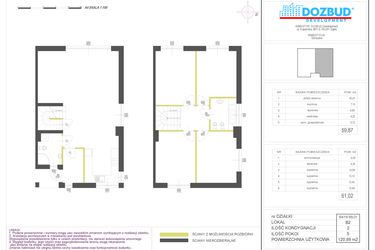 Rzut - Dom na sprzedaż 5 pokoi o powierzchni 120,89 m² - numer 64/16.B2 w Domy Góraszka etap XIV