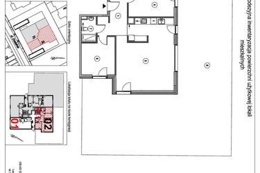 Rzut - Mieszkanie na sprzedaż 4 pokoje o powierzchni 96,13 m² - numer A2 w Vilanovia Park