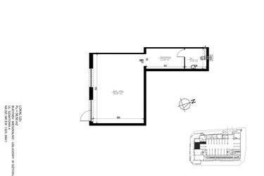 Rzut - Lokal użytkowy na sprzedaż 1 pokój o powierzchni 58,5 m² - numer U2C w Marina House