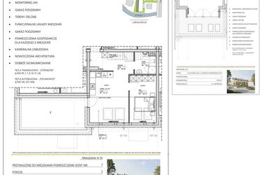 Rzut - Mieszkanie na sprzedaż 3 pokoje o powierzchni 58,7 m² - numer 234/10 w Kamieńskiego 232