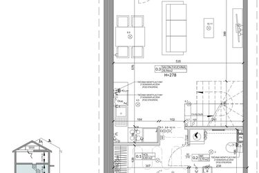 Rzut - Dom na sprzedaż 4 pokoje o powierzchni 79,04 m² - numer 18A w Osiedle Słoneczne etap II