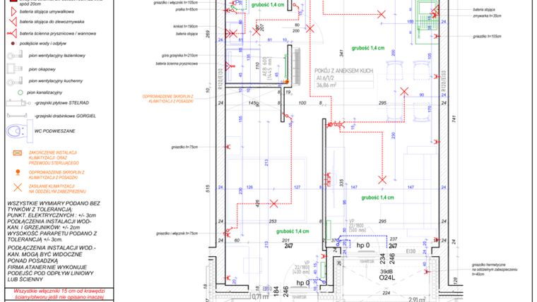 Rzut - Mieszkanie na sprzedaż 1 pokój o powierzchni 44,25 m² - numer A.1.6 w Piekary 18