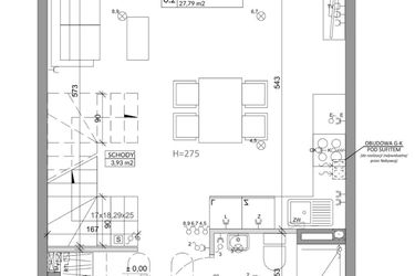 Rzut - Dom na sprzedaż 4 pokoje o powierzchni 81,35 m² - numer 20B w Ogrody Przyjaciół 5 etap II
