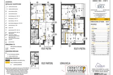 Rzut - Mieszkanie na sprzedaż 5 pokoi o powierzchni 110,07 m² - numer 7-L2 w Osiedle Idea etap II