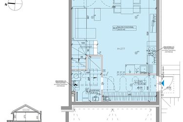 Rzut - Dom na sprzedaż 4 pokoje o powierzchni 81,17 m² - numer 36B w Ogrody Przyjaciół 5 etap III