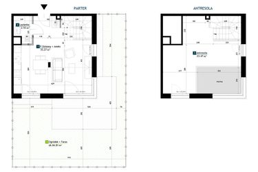 Rzut - Mieszkanie na sprzedaż 1 pokój o powierzchni 61,67 m² - numer AB0002 w Viva Cité 2