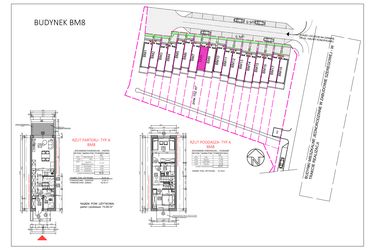 Rzut - Dom na sprzedaż 3 pokoje o powierzchni 73,09 m² - numer bm8 w Zielony Zakątek etap 2