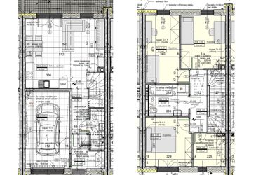 Rzut - Dom na sprzedaż 4 pokoje o powierzchni 111,38 m² - numer B3 w Osiedle Szatonia etap III
