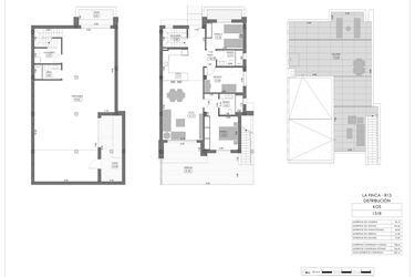 Rzut - Dom na sprzedaż 3 pokoje o powierzchni 108,64 m² - numer 1318 w Domy w zamku Montemar - 44815514