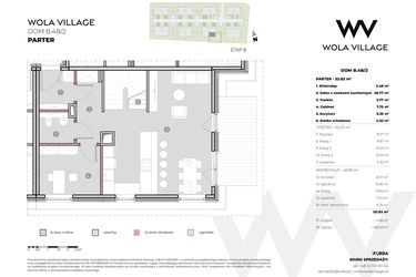 Rzut - Dom na sprzedaż 4 pokoje o powierzchni 151 m² - numer B.4B/2 w Wola Village