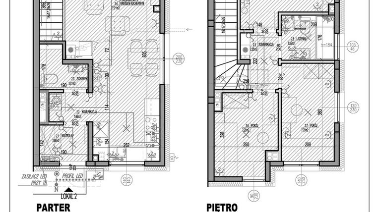 Rzut - Mieszkanie na sprzedaż 4 pokoje o powierzchni 66,13 m² - numer J5.2 w HEJ! Baniocha J