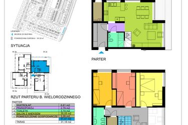 Rzut - Mieszkanie na sprzedaż 4 pokoje o powierzchni 120,18 m² - numer W3C w Błękitne Aleje