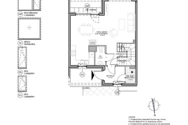 Rzut - Dom na sprzedaż 4 pokoje o powierzchni 109,1 m² - numer B.3.1.7 w Optima VI