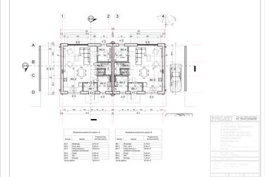 Rzut - Dom na sprzedaż 6 pokoi o powierzchni 126,41 m² - numer 15A w Osiedle Celulozy