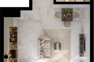 Rzut - Mieszkanie na sprzedaż 1 pokój o powierzchni 31,34 m² - numer B11/6/183 w GEMINI G-7