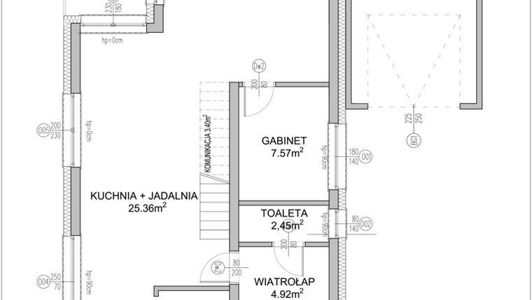 Rzut - Dom na sprzedaż 4 pokoje o powierzchni 159,55 m² - numer 4 w Zielone Zalesie