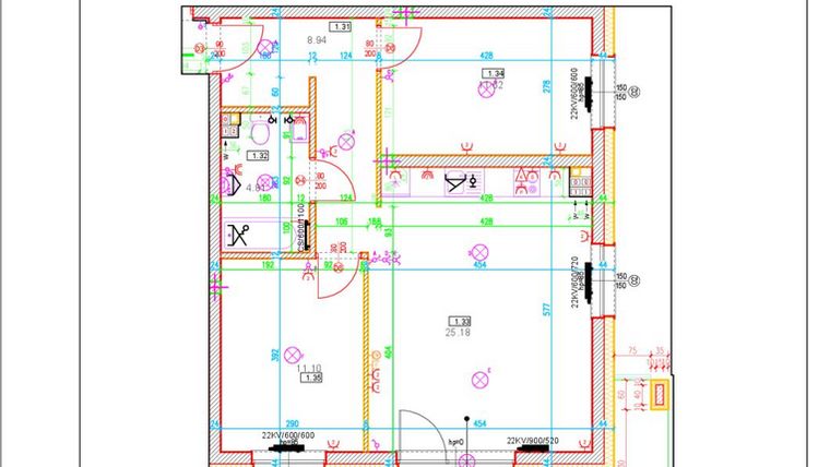 Rzut - Mieszkanie na sprzedaż 3 pokoje o powierzchni 61,65 m² - numer A13 w Osiedle Zuchów
