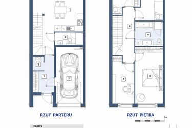 Rzut - Dom na sprzedaż 5 pokoi o powierzchni 129 m² - numer Z10 w Nowe Karwiany etap XIII