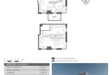Rzut - Mieszkanie na sprzedaż 4 pokoje o powierzchni 80,86 m² - numer M-99 w Ultra Marina etap I