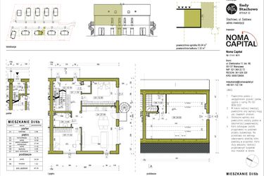 Rzut - Mieszkanie na sprzedaż 4 pokoje o powierzchni 97,34 m² - numer DI.6b w Sady Stachowo etap II