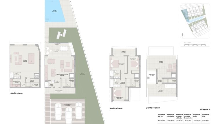 Rzut - Mieszkanie na sprzedaż 3 pokoje o powierzchni 211,12 m² - numer 6 w Eleven 41