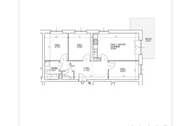 Rzut - Mieszkanie na sprzedaż 4 pokoje o powierzchni 63,96 m² - numer 35 w Północna 26