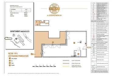 Rzut - Lokal użytkowy na sprzedaż 4 pokoje o powierzchni 56,72 m² - numer B1.B2.P0.LU.5 w Faktoria Młyn