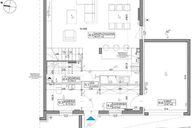 Rzut - Dom na sprzedaż 4 pokoje o powierzchni 134,79 m² - numer 6A w Miasto Ogród 5