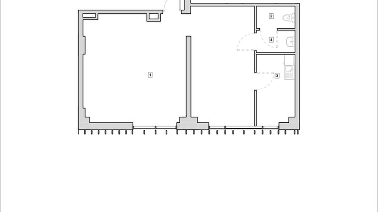 Rzut - Lokal użytkowy na sprzedaż 1 pokój o powierzchni 72,27 m² - numer H2-U-1-5 w Heyki City