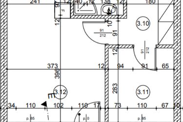 Rzut - Mieszkanie na sprzedaż 2 pokoje o powierzchni 48,03 m² - numer 22.17 w Osiedle Wyszyńskiego