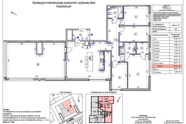 Rzut - Mieszkanie na sprzedaż 5 pokoi o powierzchni 115,34 m² - numer A7 w Vilanovia Park